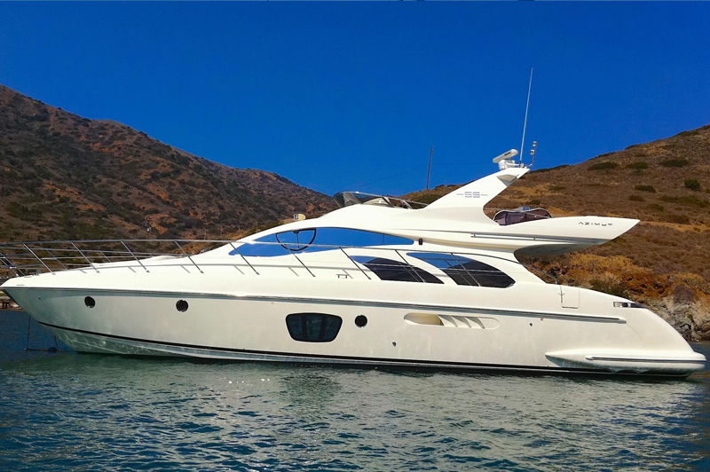 55' Azimut Playa del Carmen Luxury Yacht Charter, Riviera Maya Yacht Charters, Riviera Maya Boat Rentals,